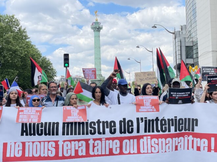 Manifestation à Paris contre l'islamophobie